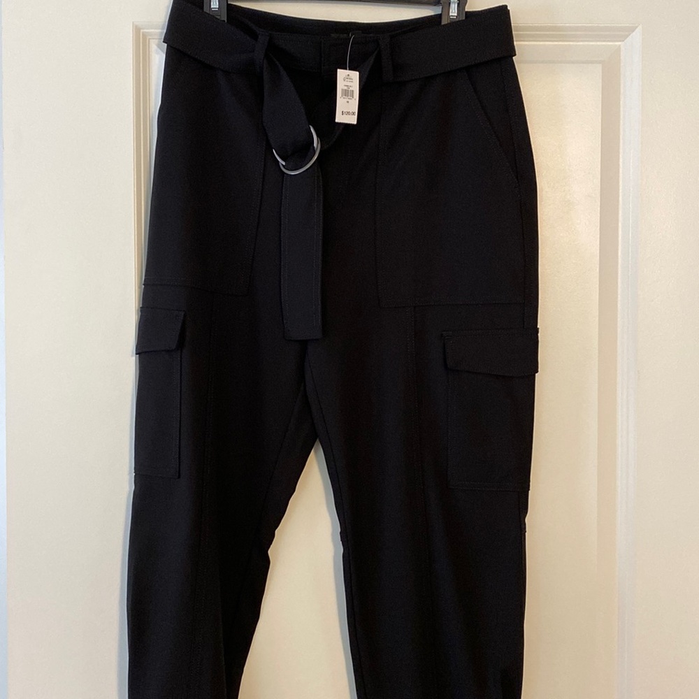 NWT Banana Republic Black Cargo Pants